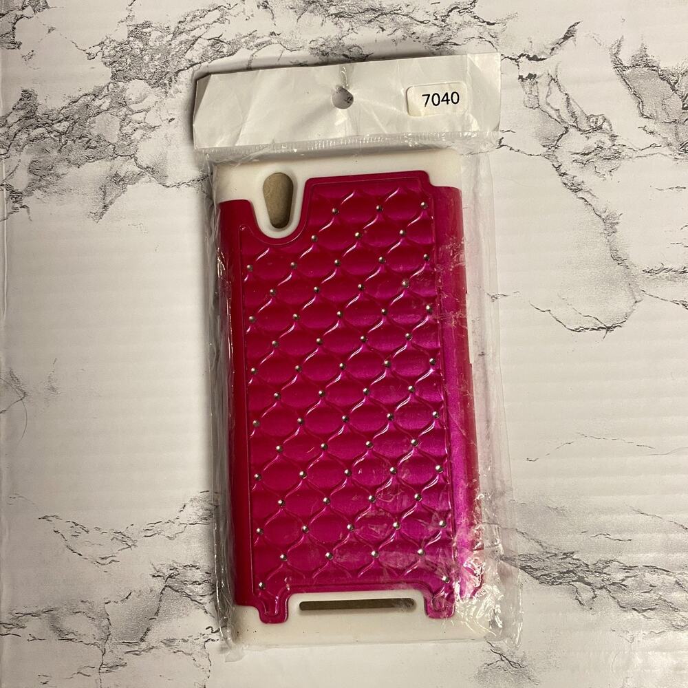 New ZTE Zmax Z970 Pink Plastic Cell Mobile Phone Case NWT